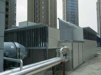 屋顶冷却塔隔声罩降噪工程实拍